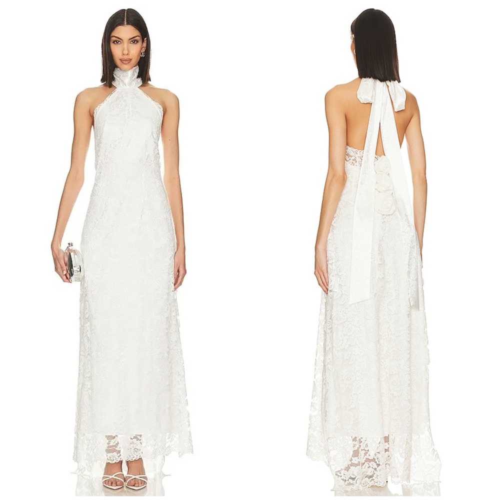 For Love and Lemons Verity Gown in White Size S